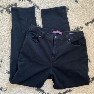 Gloria Vanderbilt Amanda Black Pants